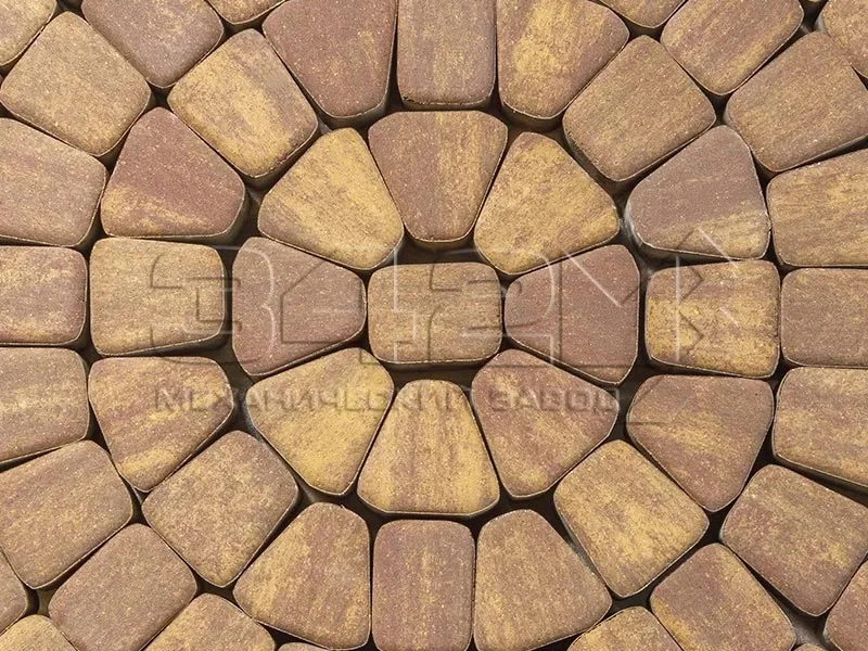Тротуарная плитка Круговая классика, Color Mix Каир, 60 мм