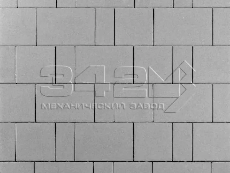 Тротуарная плитка Новый город, Серый, 60 мм