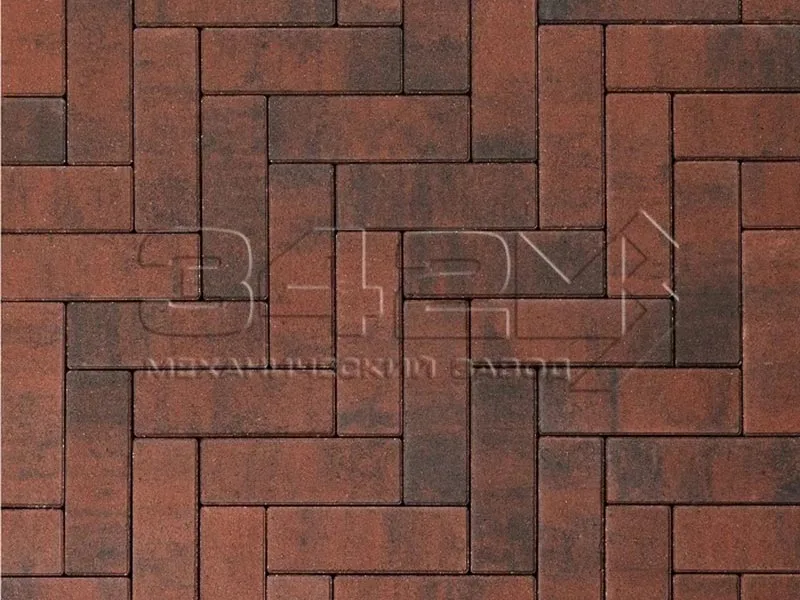 Тротуарная плитка Паркет, Color Mix Гавана, 60 мм