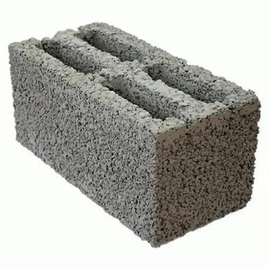Блок керамзитобетонный 120×200×400