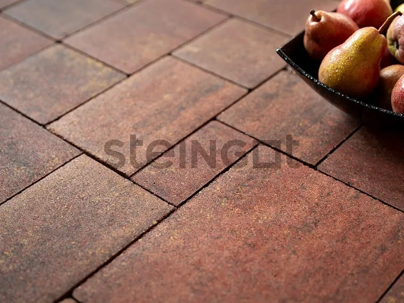 Тротуарная плитка Бавария, Color Mix Терракота, 60 мм