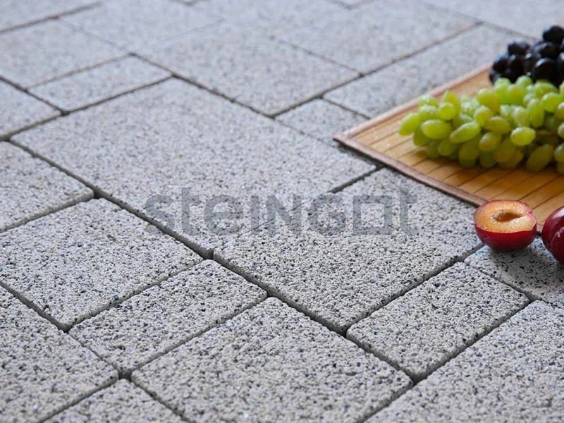 Тротуарная плитка Бавария, Stone Mix Бианко Неро, 60 мм
