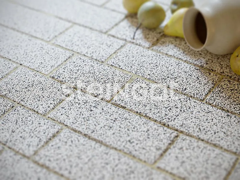 Тротуарная плитка Маринталь, Stone Mix Бианко Неро, 60 мм