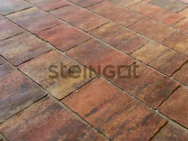 Тротуарная плитка Старый город, Color Mix Терракота, 60 мм